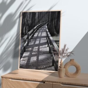 Mississippi Monochrome Collection – Set of 6 Black and White Landmark Prints | Digital Wall Art | Instant Download